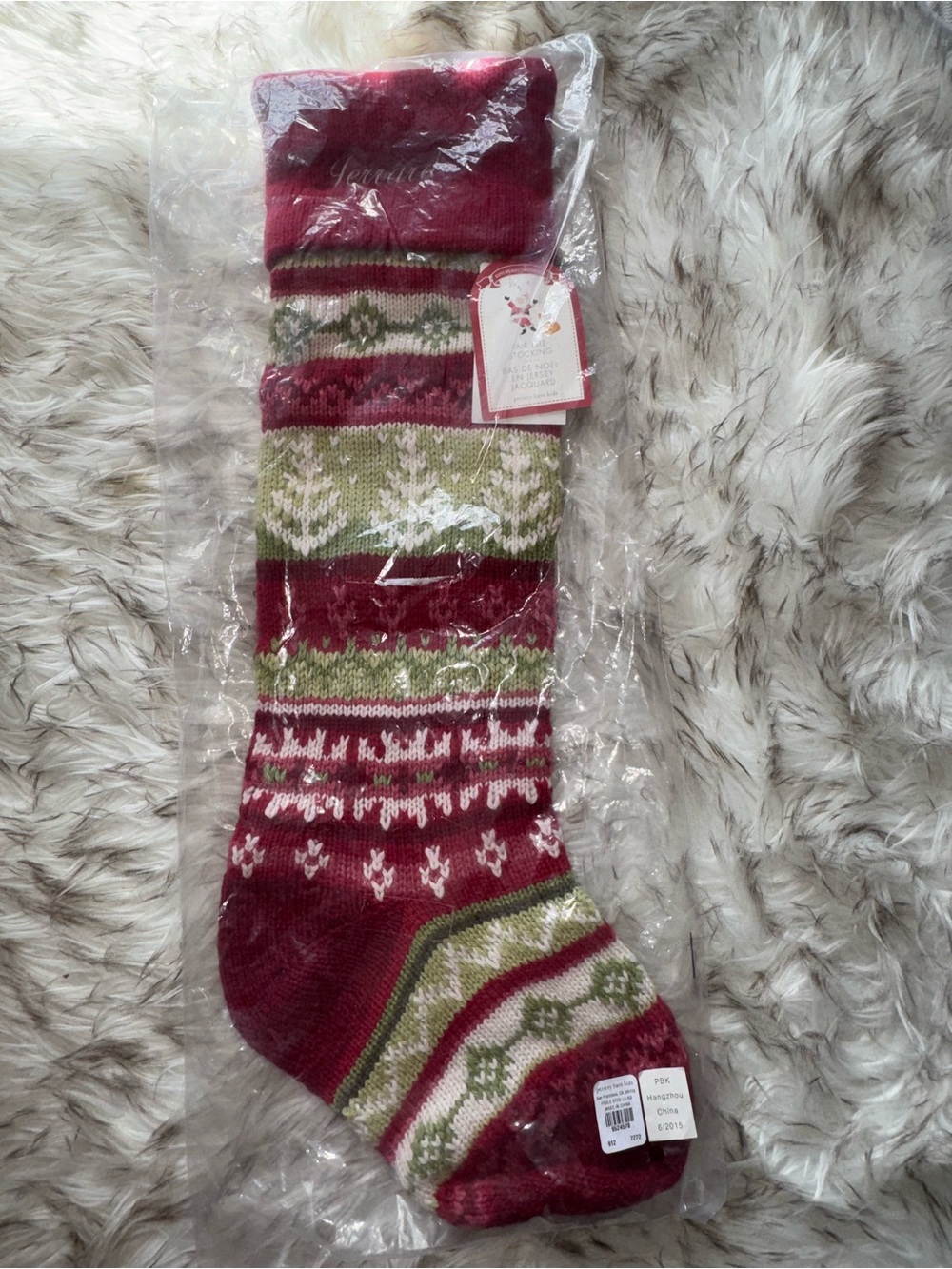 Jerrard || pottery barn kids, fair isle stocking.